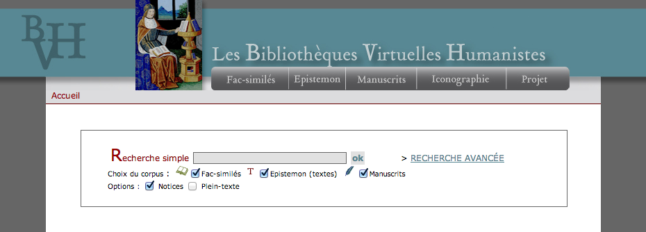 Bibliothèques Virtuelles Humanistes
