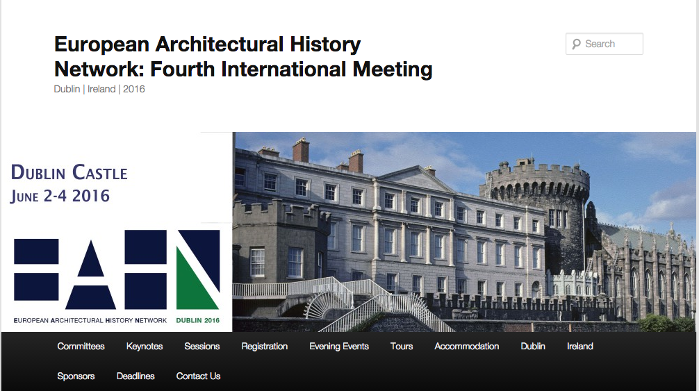 European Architectural History Network Fourth International Meeting