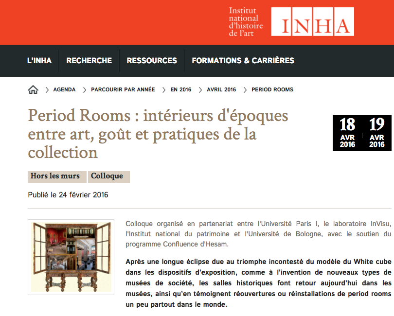 Period Rooms : Intérieurs d’Époque Entre Art, Goût et Pratique de la Collection