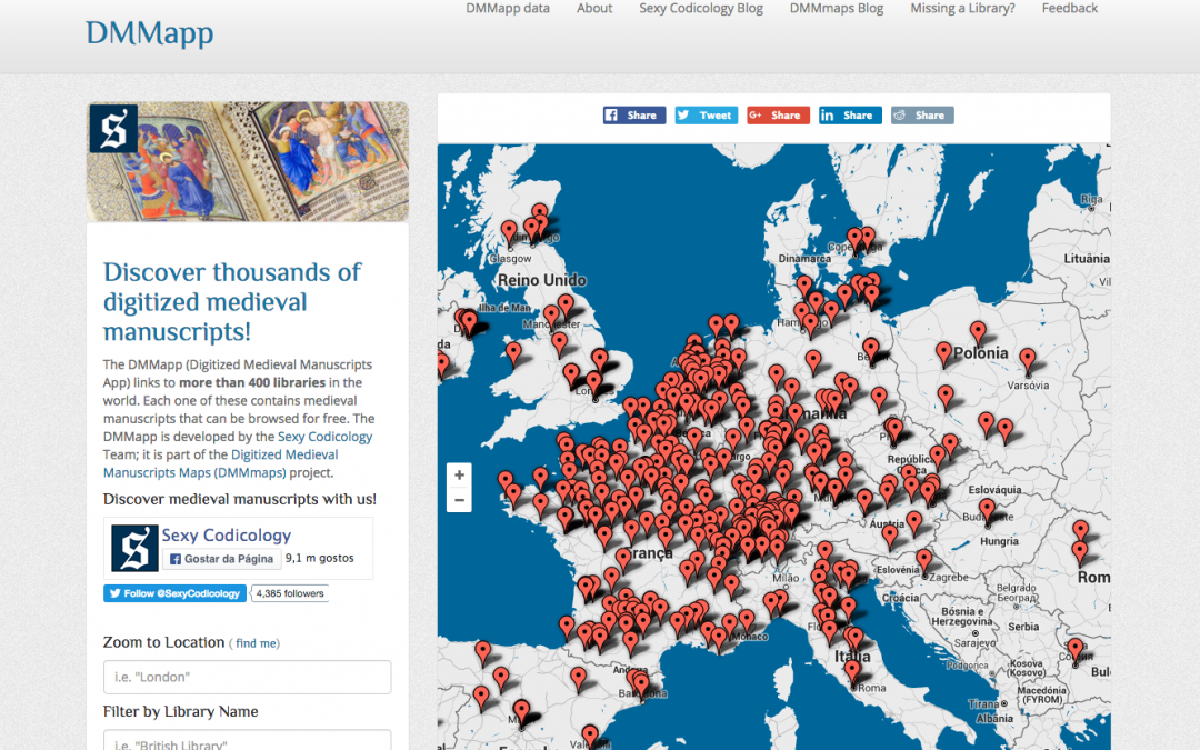 Digitized Medieval Manuscripts Maps