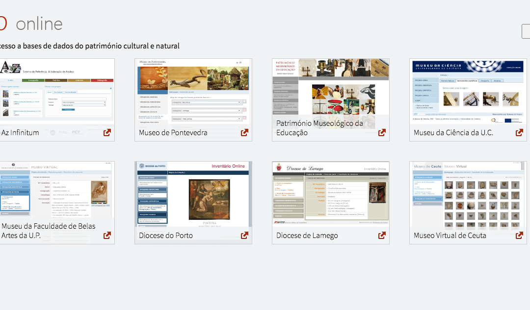 Diretório Online de Acesso a Bases de Dados do Património Cultural e Natural