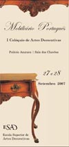 Mobiliário Português – I Colóquio de Artes Decorativas